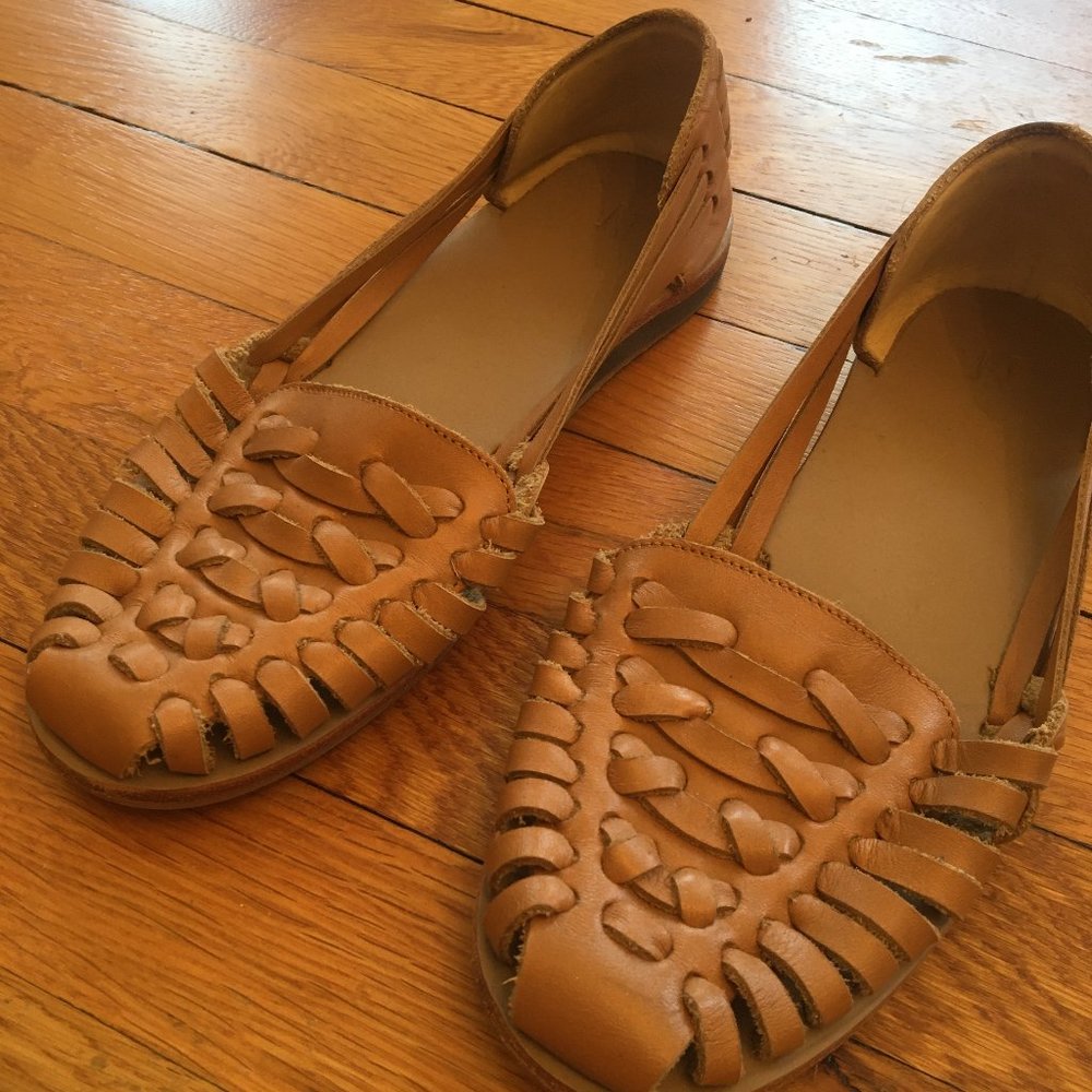 Nisolo Ecuador Huarache Sandal Almond